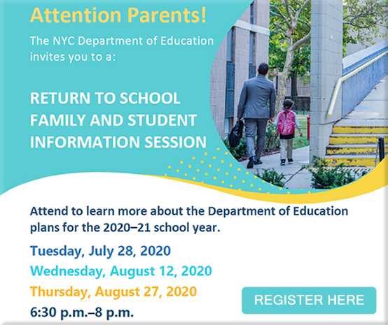 REturn to school sessions